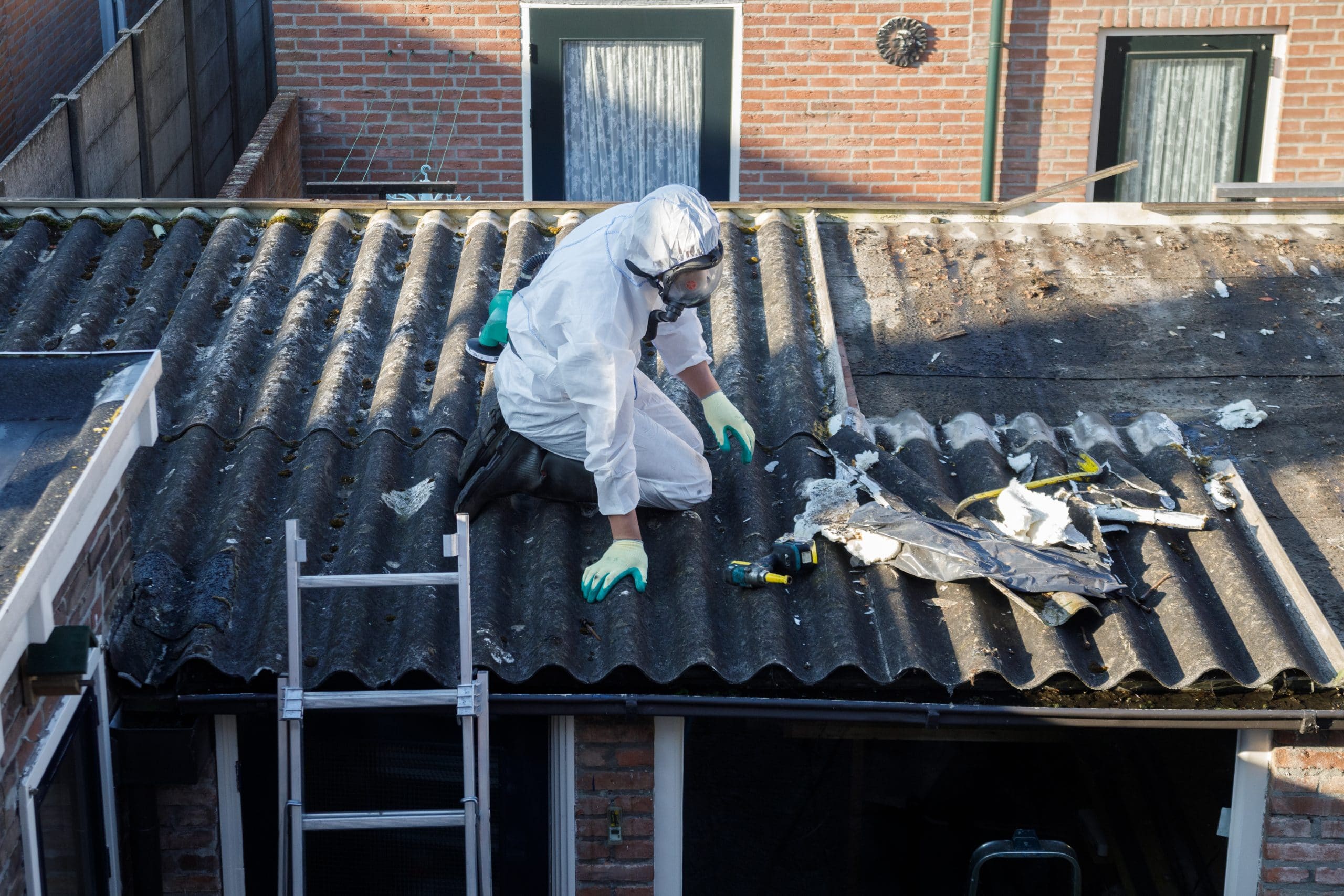 Asbestos abatement work