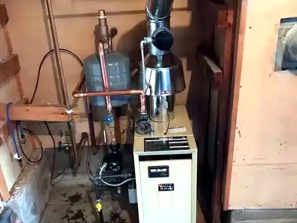 Boiler with circulator piping