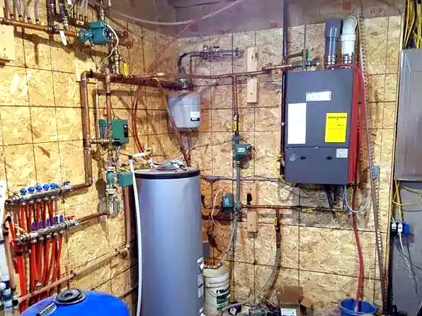 Tankless water heater install