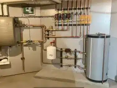 Water heater and boiler system installation