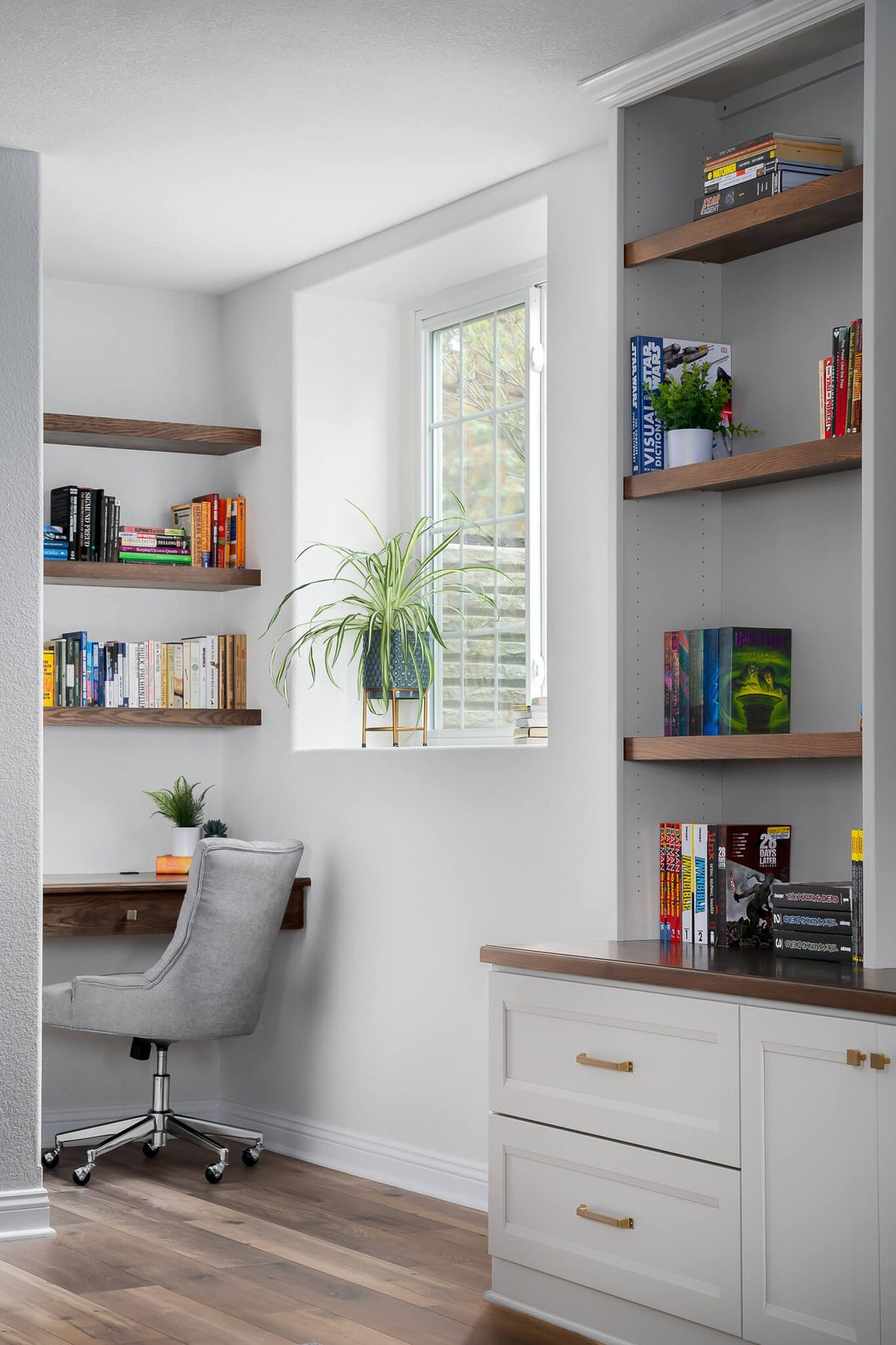 Basement built-in details