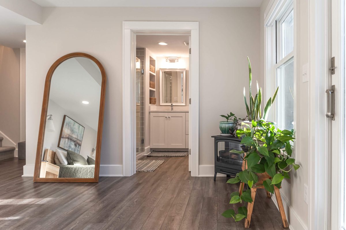 Lower level bathroom remodel