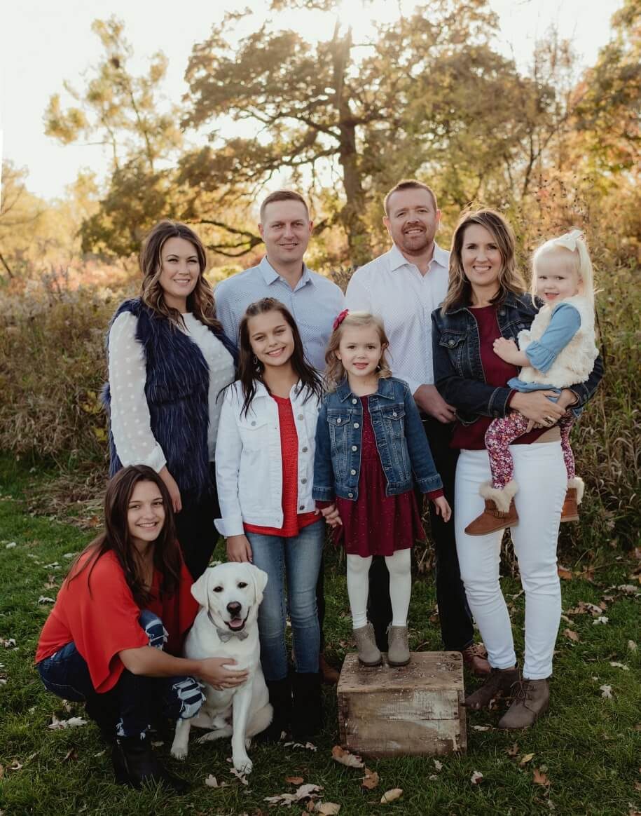 The Wade and Schafer families of Advantage Design + Remodel