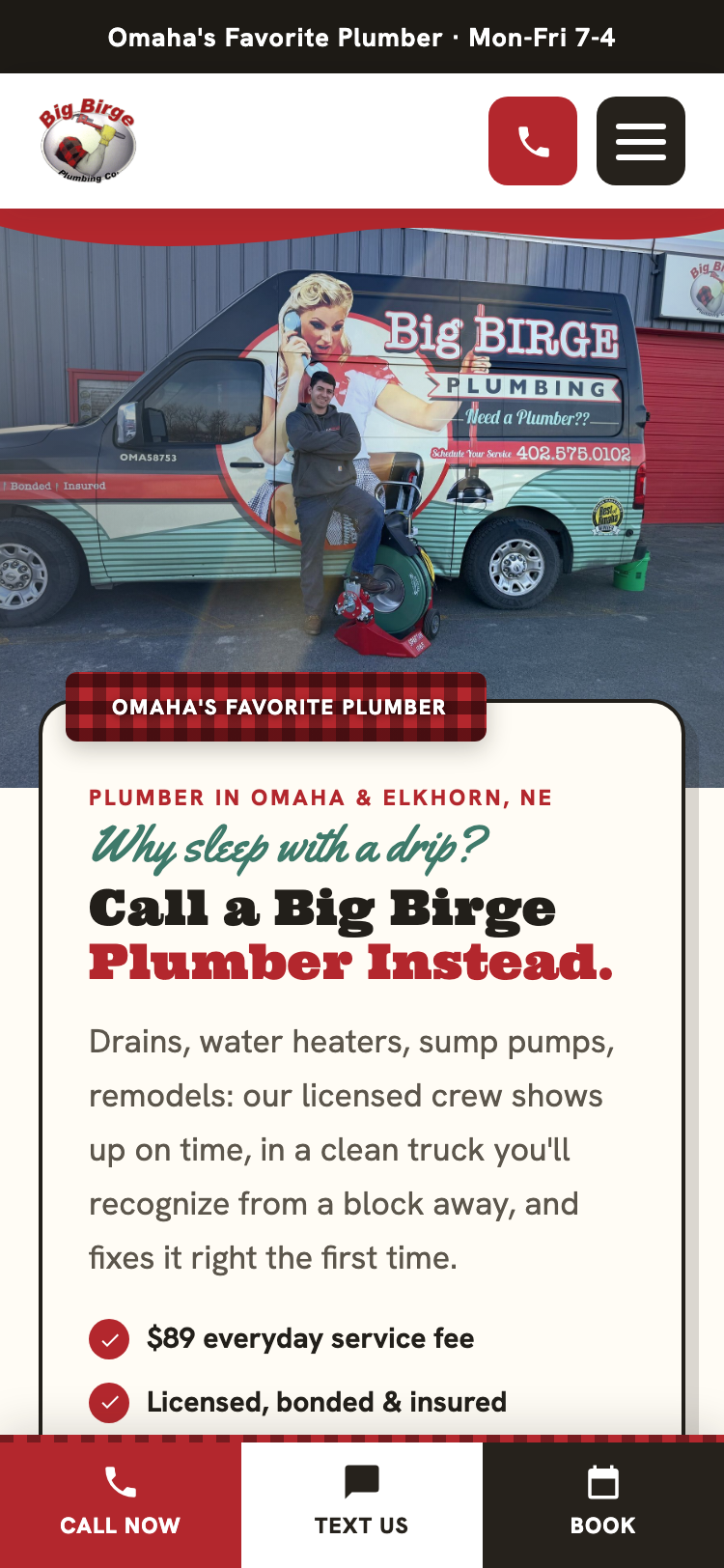 Big Birge build mobile fold