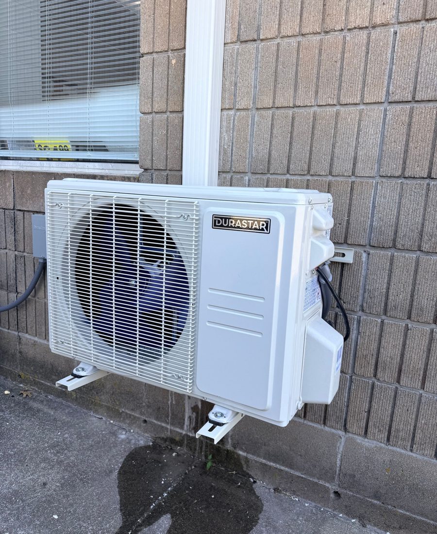 Durastar mini-split condenser installation