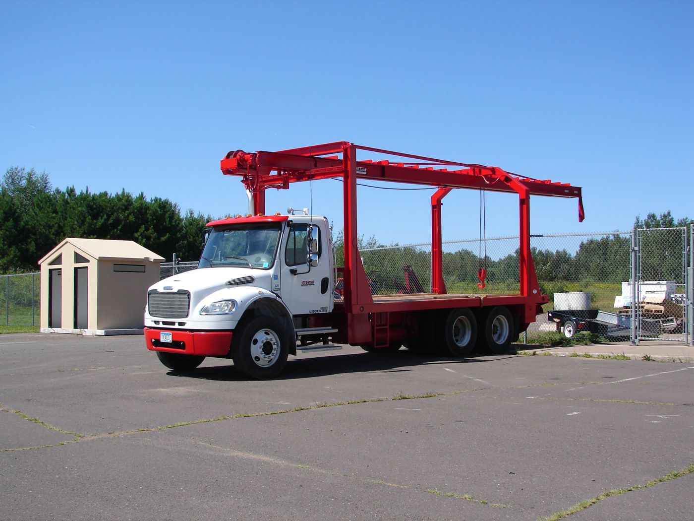 Hydra-Brute delivery truck on a Freightliner chassis