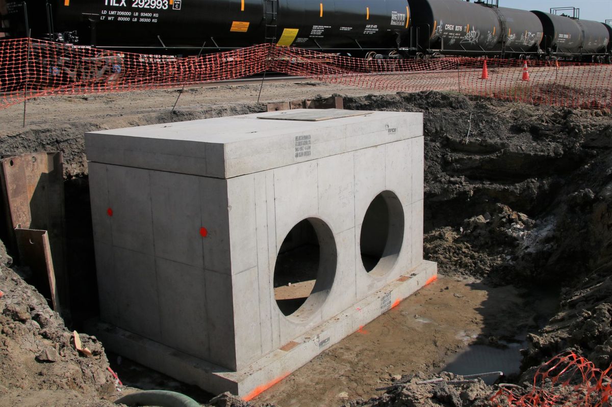 Precast junction box
