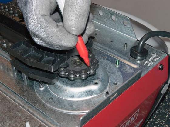 Garage door opener gear and sprocket repair