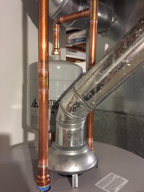 Water heater installation