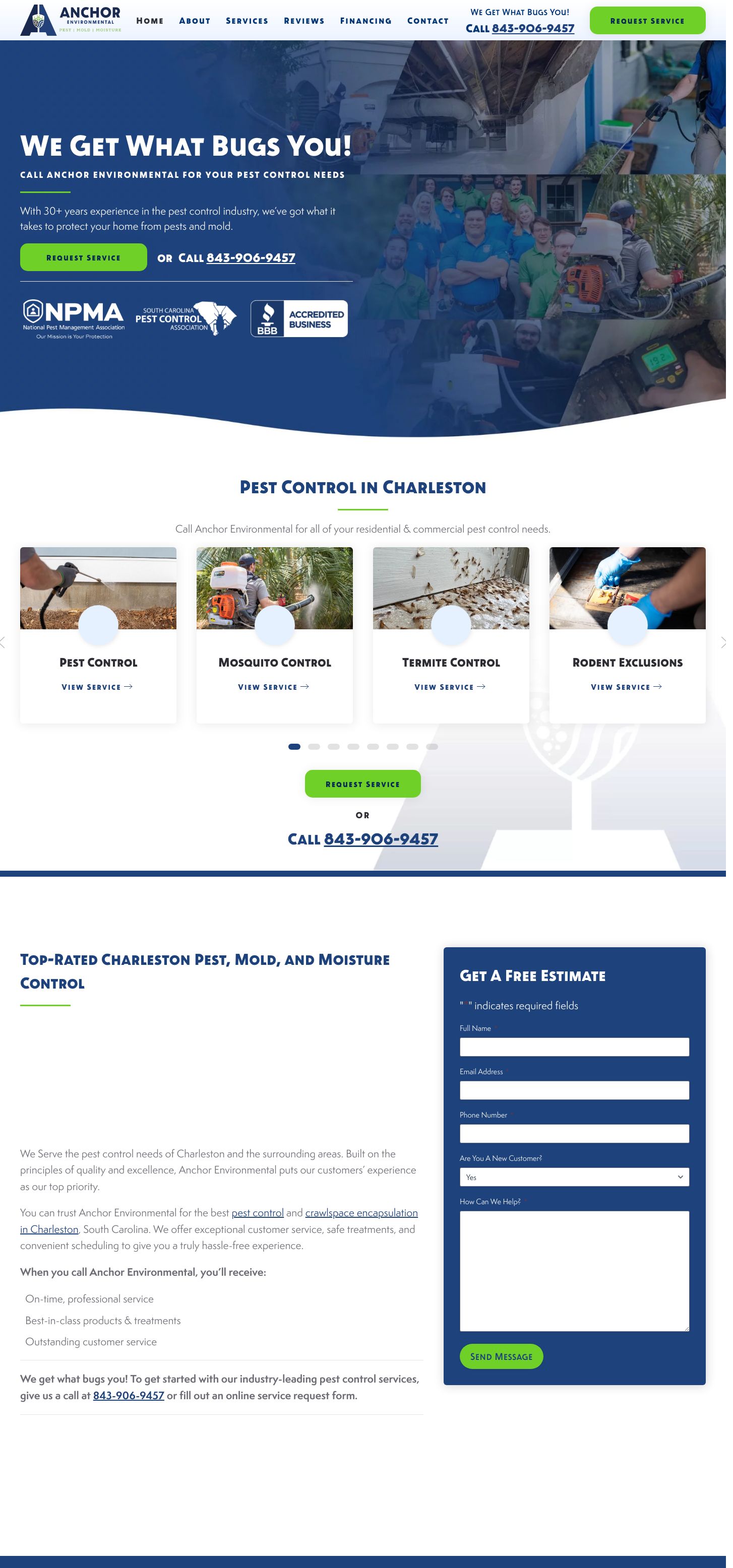 Anchor full homepage