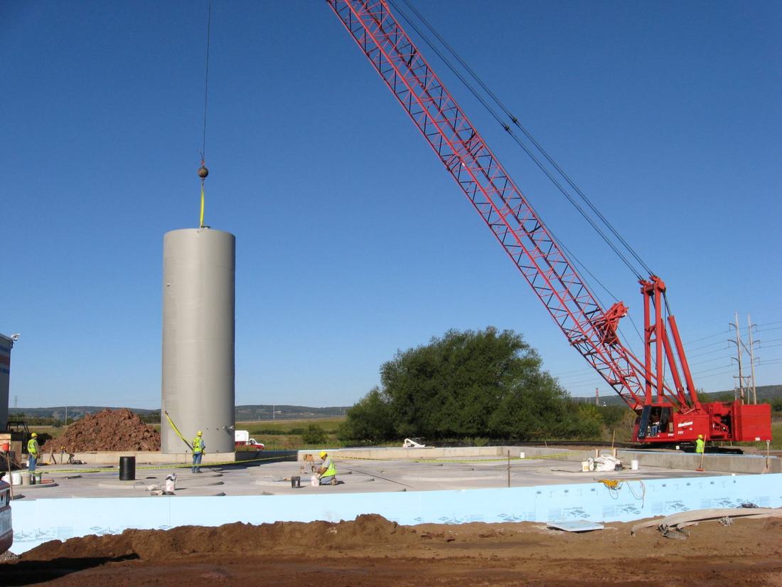 Tank farm construction