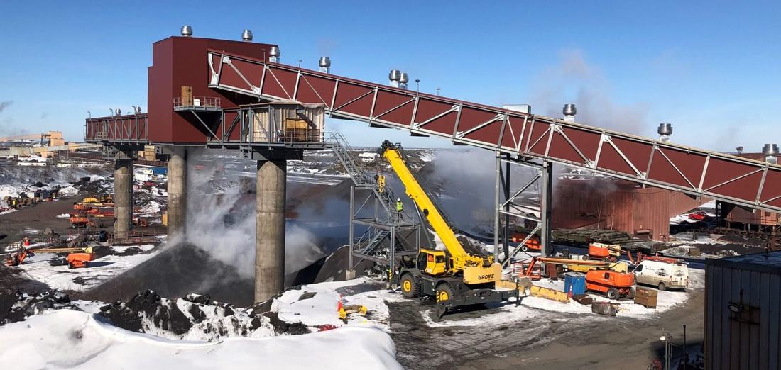 Taconite pellet conveyor project