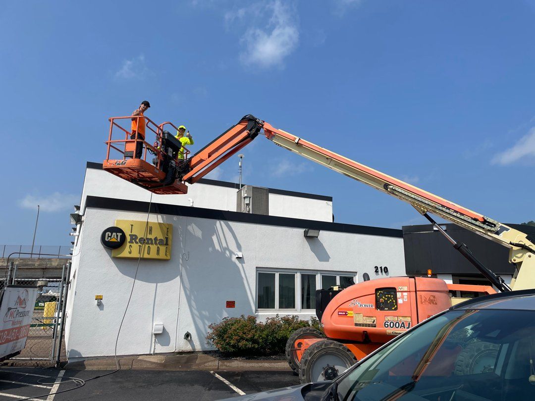 Boom lift work at The Rental Store