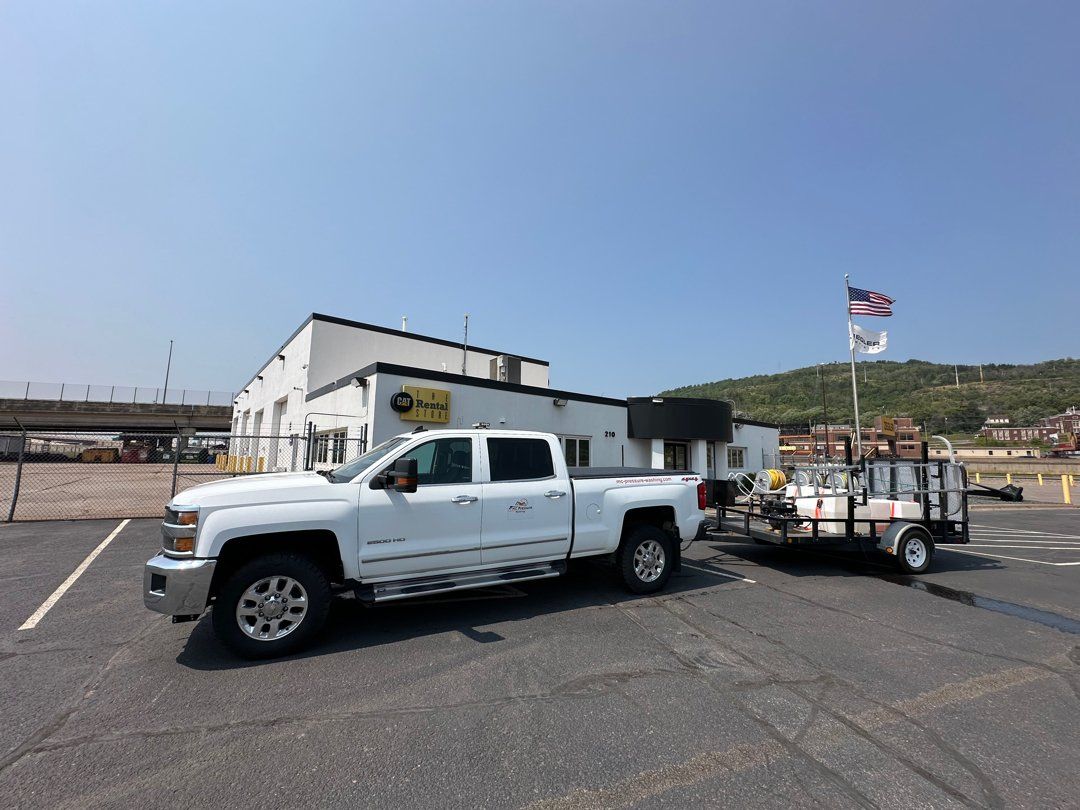 Our rig on a commercial job