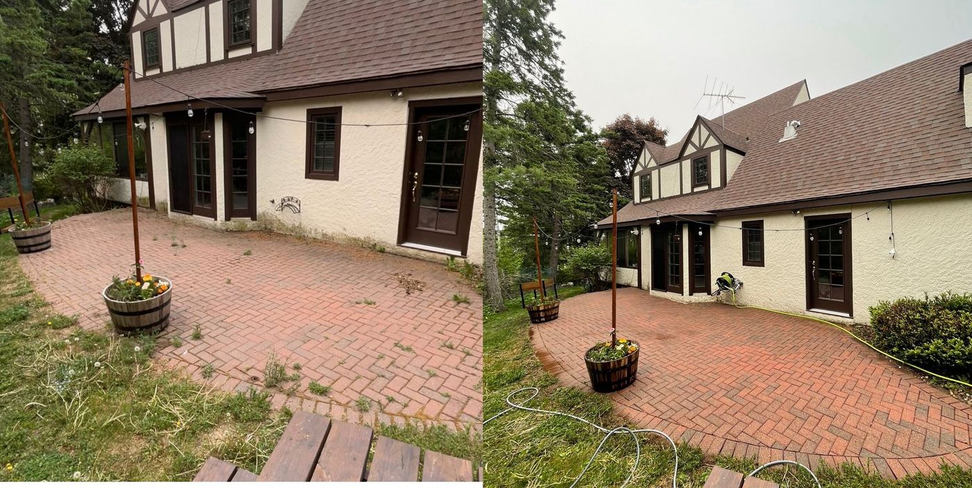 Paver patio revival