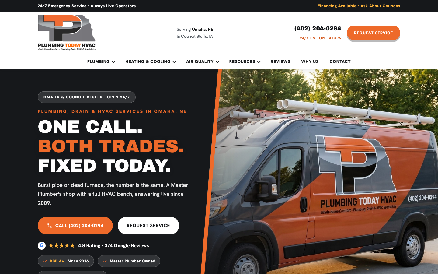 Plumbing Today build desktop hero