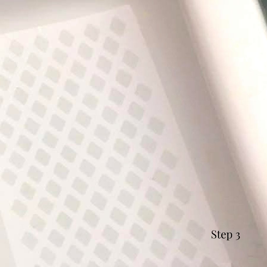 The signature diamond anti-slip pattern applied to a tub floor