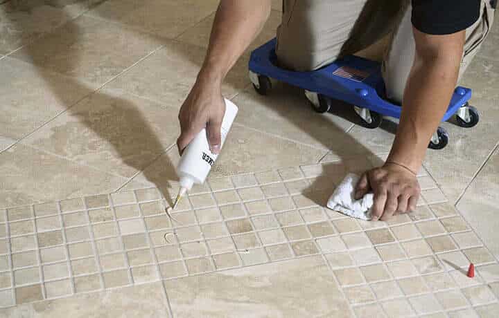 Tile, grout, and natural stone cleaning