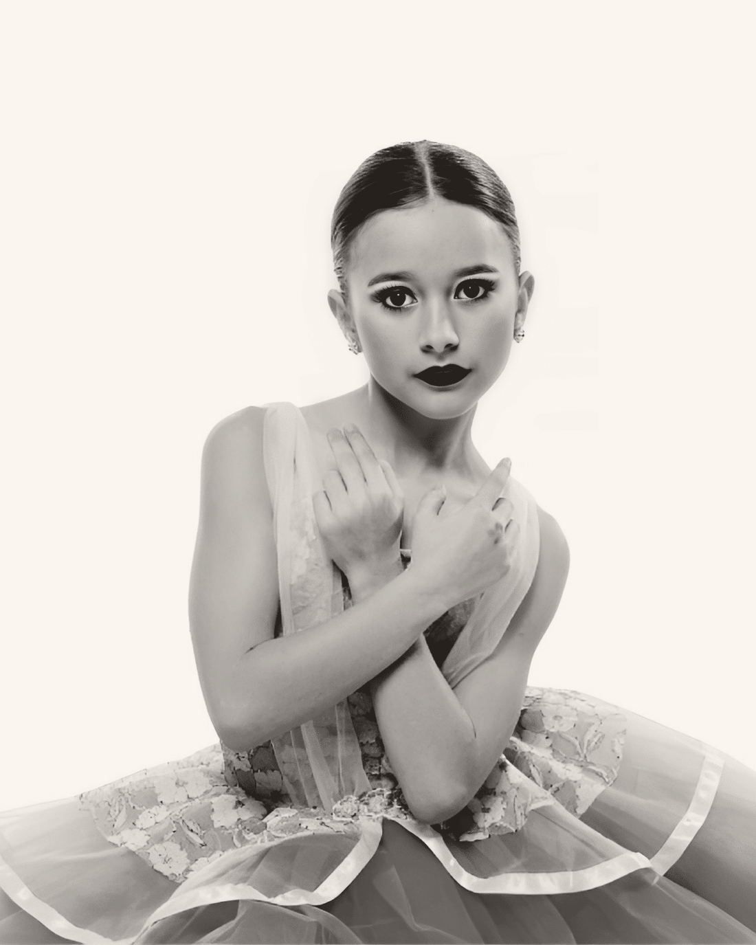 A Sterling Silver dancer, graceful pose