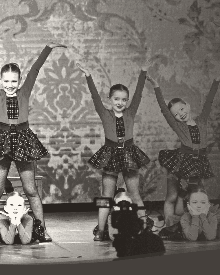 Sterling Silver dancers on stage