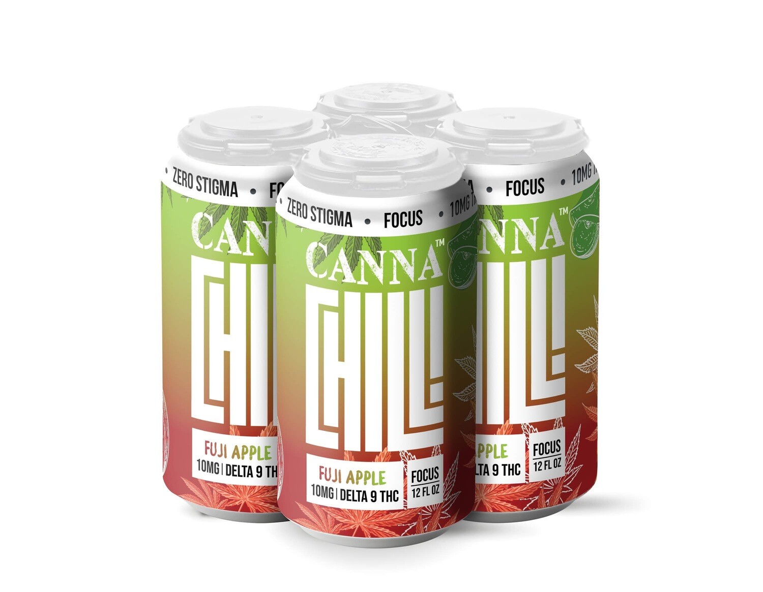 Canna Chill Fuji Apple 10mg THC 4-pack cans