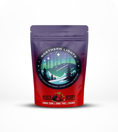 Northern Lights Mixed Berry CBN gummies