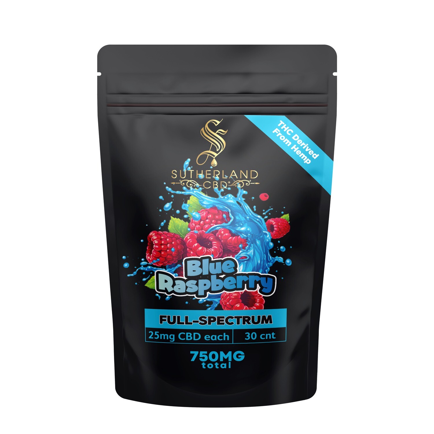 Fast Acting Blue Raspberry · 10mg THC Gummies