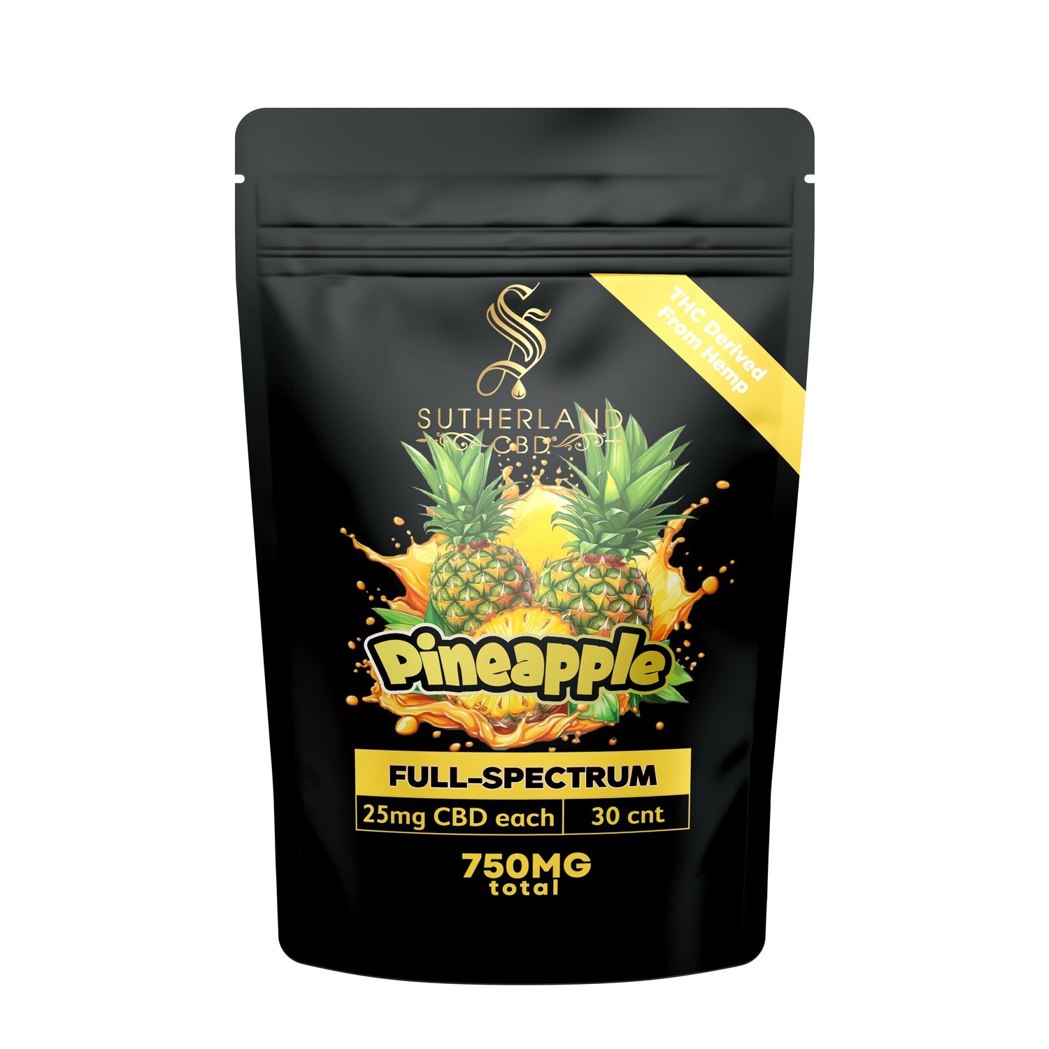 Fast Acting Pineapple · 10mg THC Gummies