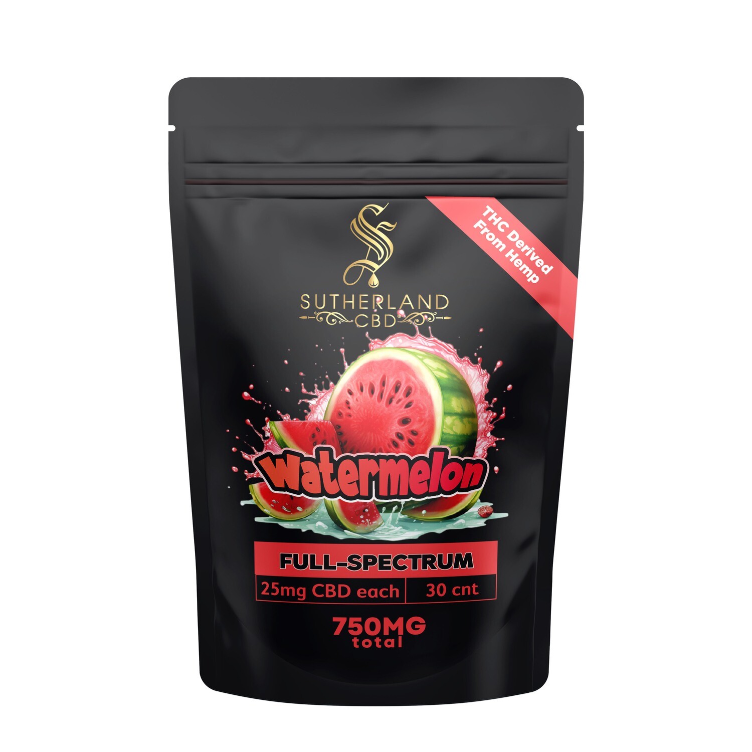 Fast Acting Watermelon 10mg THC gummies
